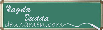 Magda Dudda Visitenkarte